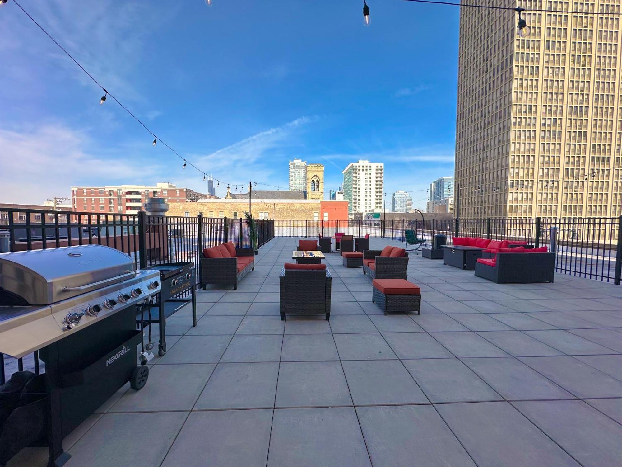 Mccormick Place 3Br Luxury Penthouse Duplex With Personal Rooftop And Optional Parking For 8 Guests In Chicago South Loop Dış mekan fotoğraf